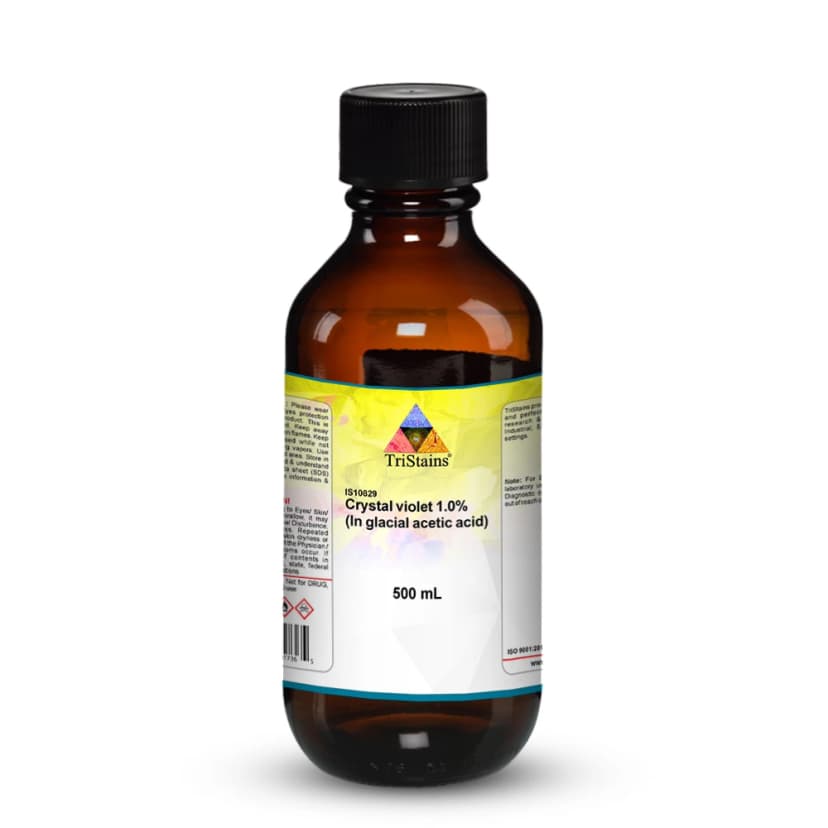 Crystal Violet Indicator, 1.0 % in Glacial Acetic Acid - 500mL