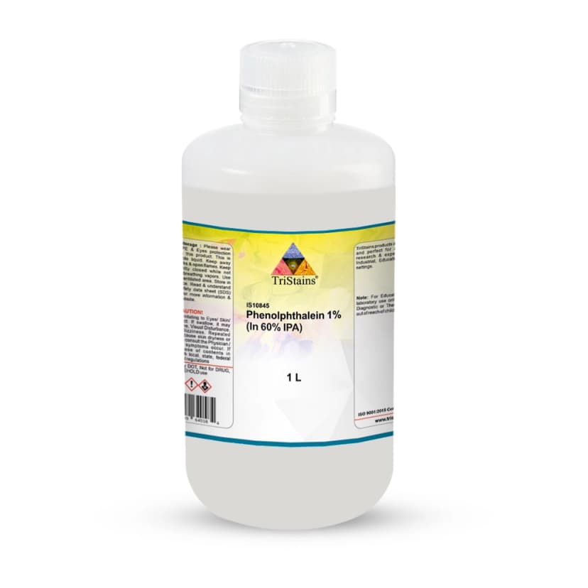 Phenolphthalein 1% in 60% IPA - 1L