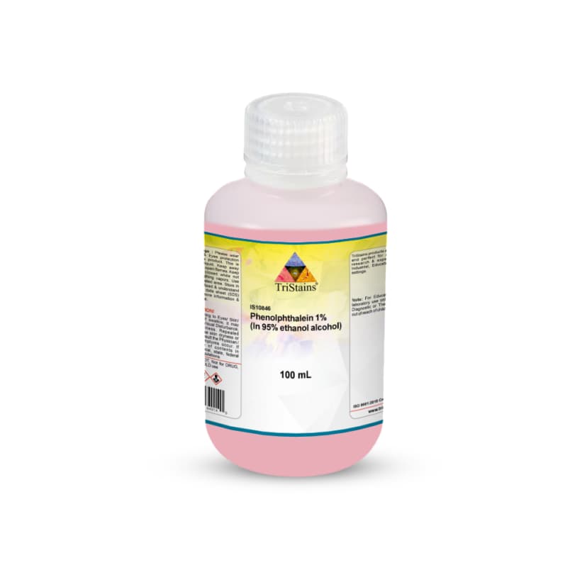 Phenolphthalein 1% in 95% Ethanol - 100mL