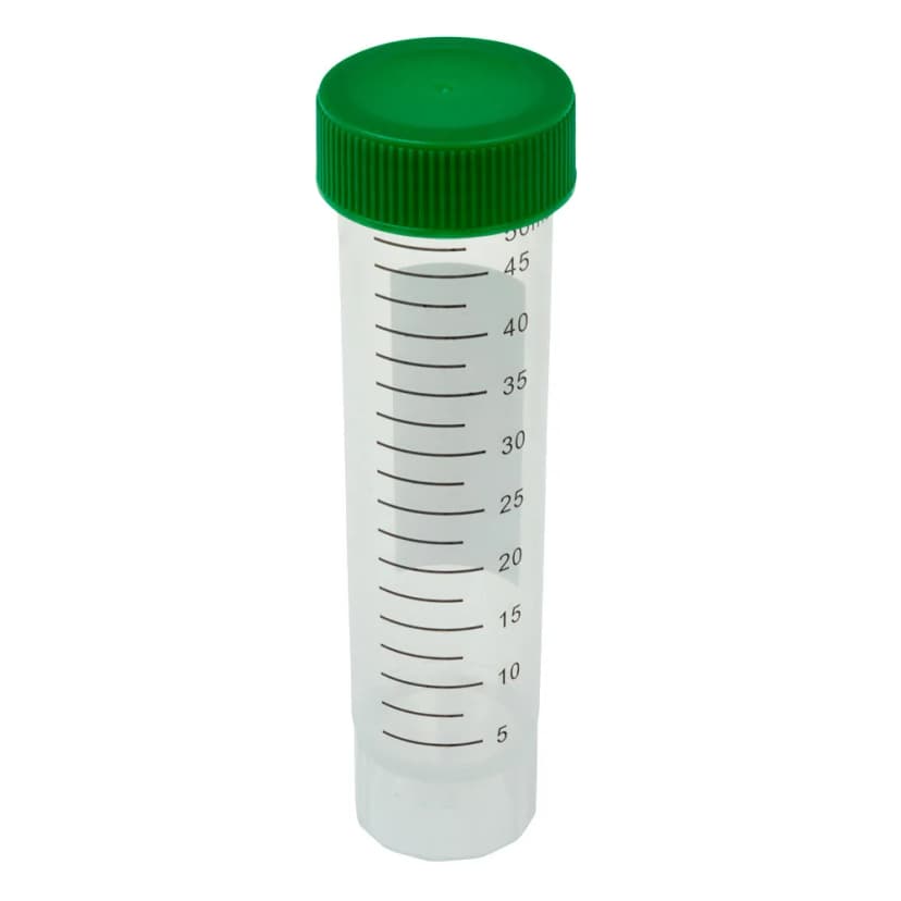 50mL Centrifuge Tube  Self-Standing, Bag, Sterile