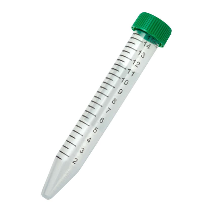 TUBE & CAP, 15mL Centrifuge Tube & Cap  Bags, Non-sterile (Tubes and Caps Packed Separately)