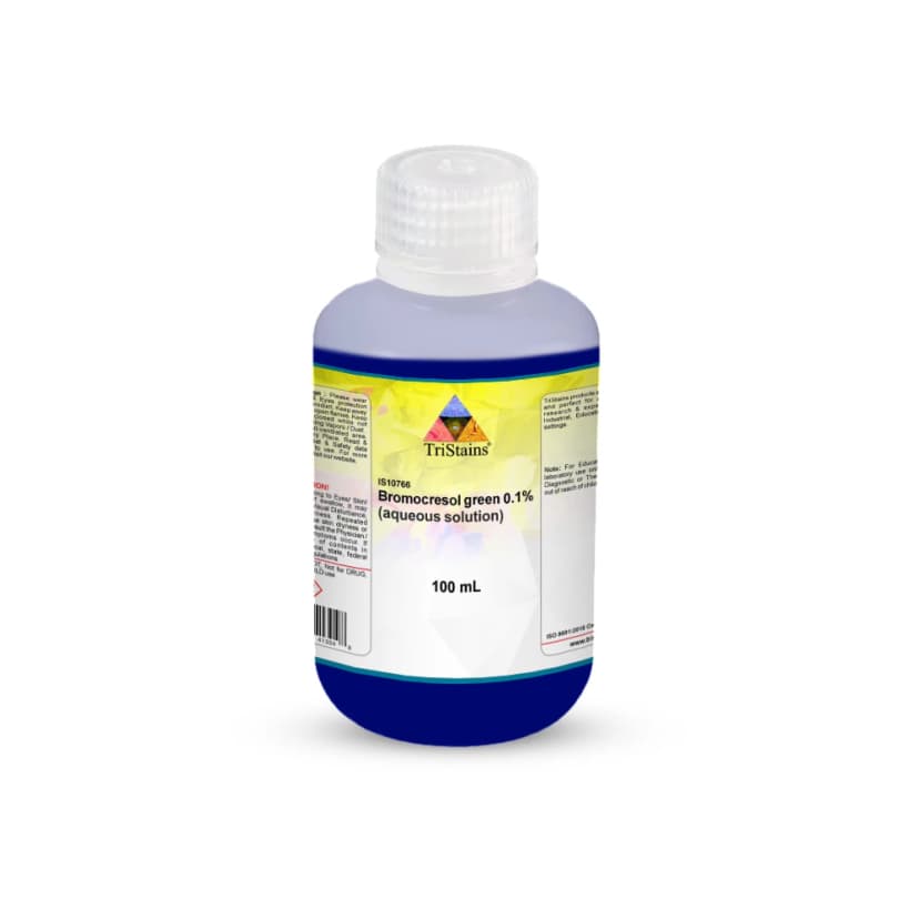Bromocresol Green 0.1% (Aqueous Solution) - 100mL