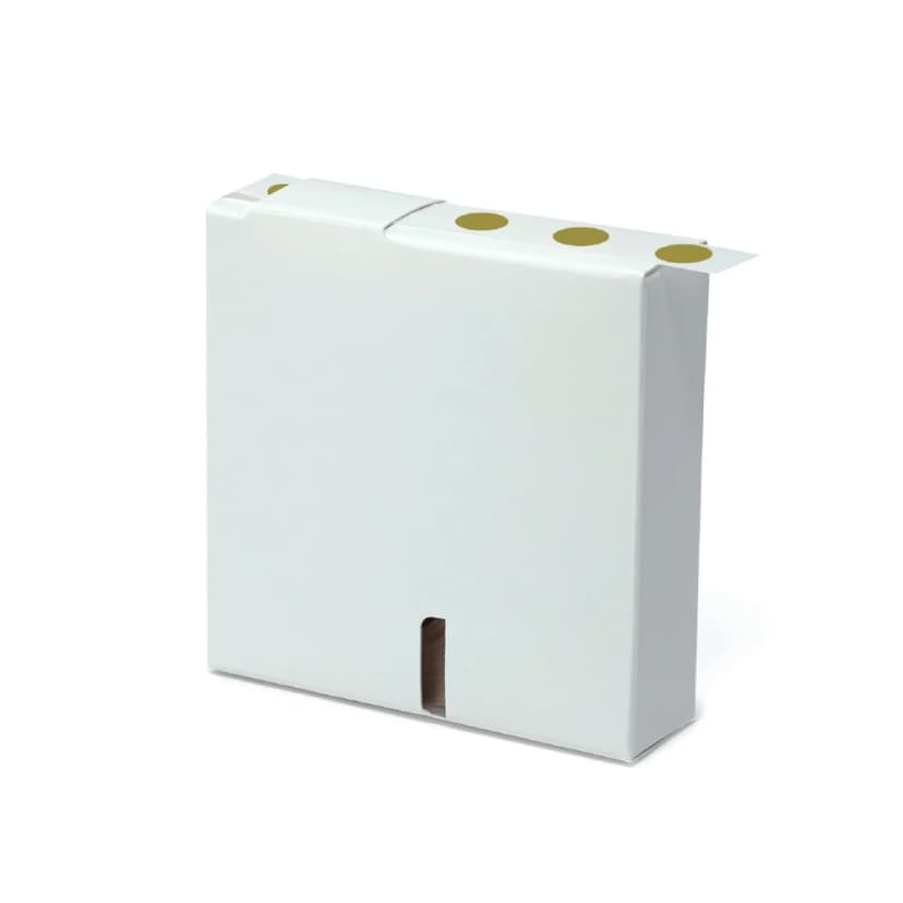 Label Rolls, Cryo, 13mm Dots, for 1.5-2mL Tubes, Gold