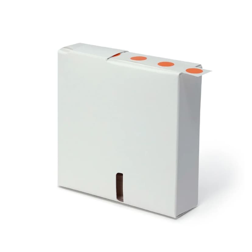 Label Rolls, Cryo, 13mm Dots, for 1.5-2mL Tubes, Orange