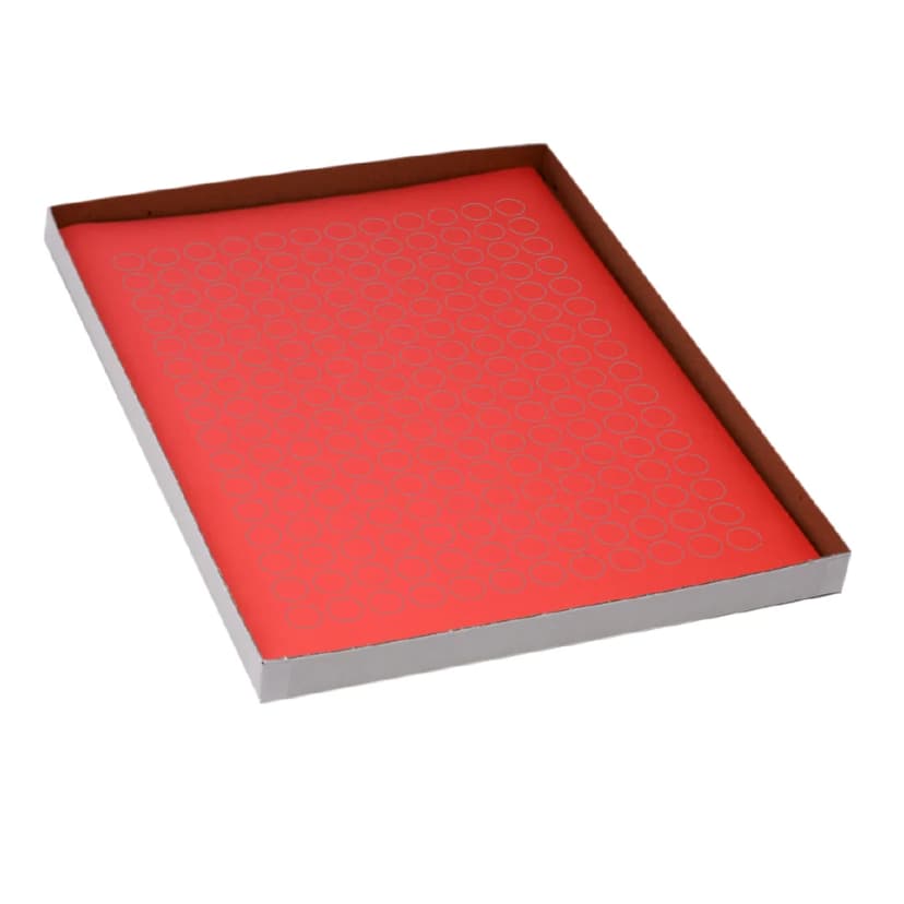 Label Sheets, Cryo, 13mm Dots, for 1.5-2mL Tubes, 20 Sheets, 192 Labels per Sheet, Red