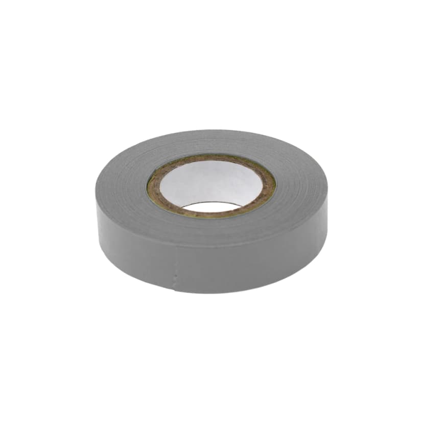 Labeling Tape, 1/2" x 500" per Roll, 6 Rolls/Box, Gray