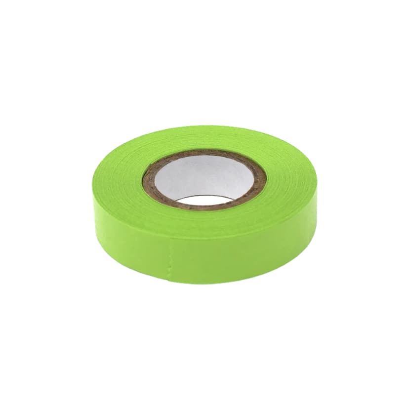 Labeling Tape, 1/2" x 500" per Roll, 6 Rolls/Box, Lime