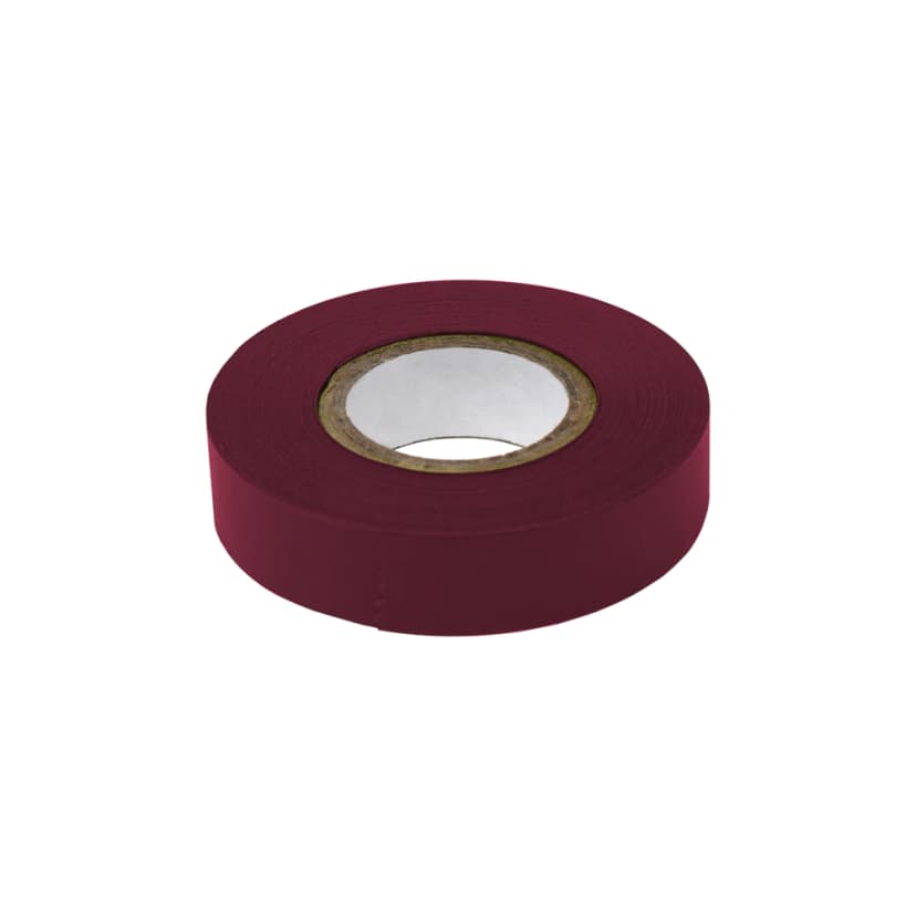 Labeling Tape, 1/2" x 500" per Roll, 6 Rolls/Box, Maroon
