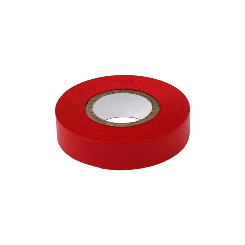 Labeling Tape, 1/2" x 500" per Roll, 6 Rolls/Box, Red