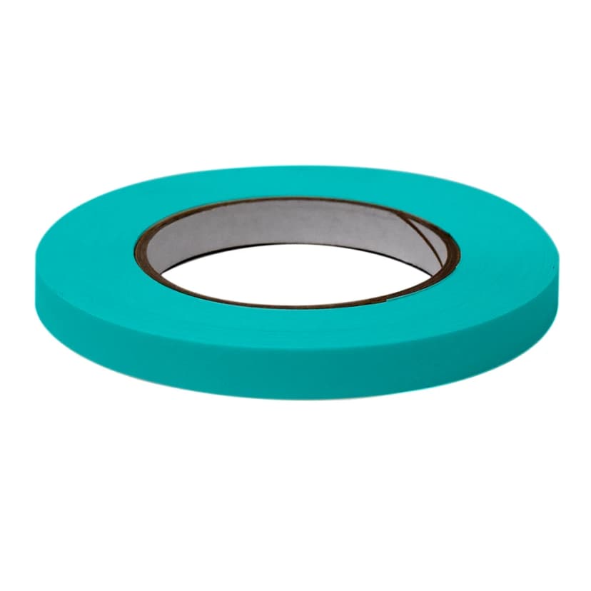 Labeling Tape, 1/2" x 60yd per Roll, 6 Rolls/Case, Aqua