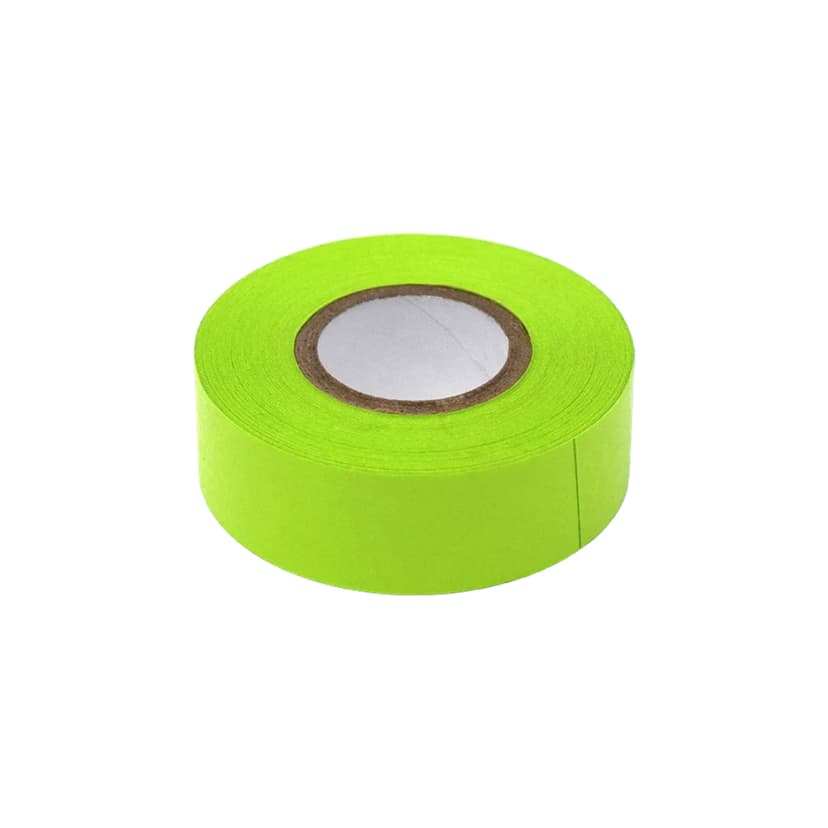 Labeling Tape, 3/4" x 500" per Roll, 4 Rolls/Box, Chartreuse