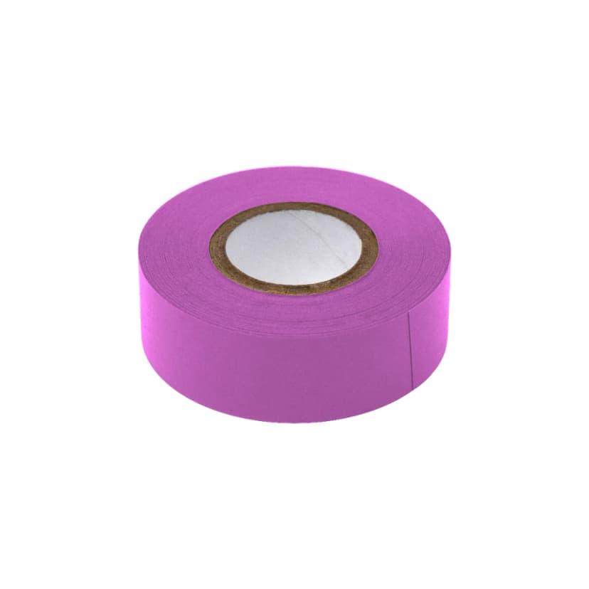 Labeling Tape, 3/4" x 500" per Roll, 4 Rolls/Box, Magenta