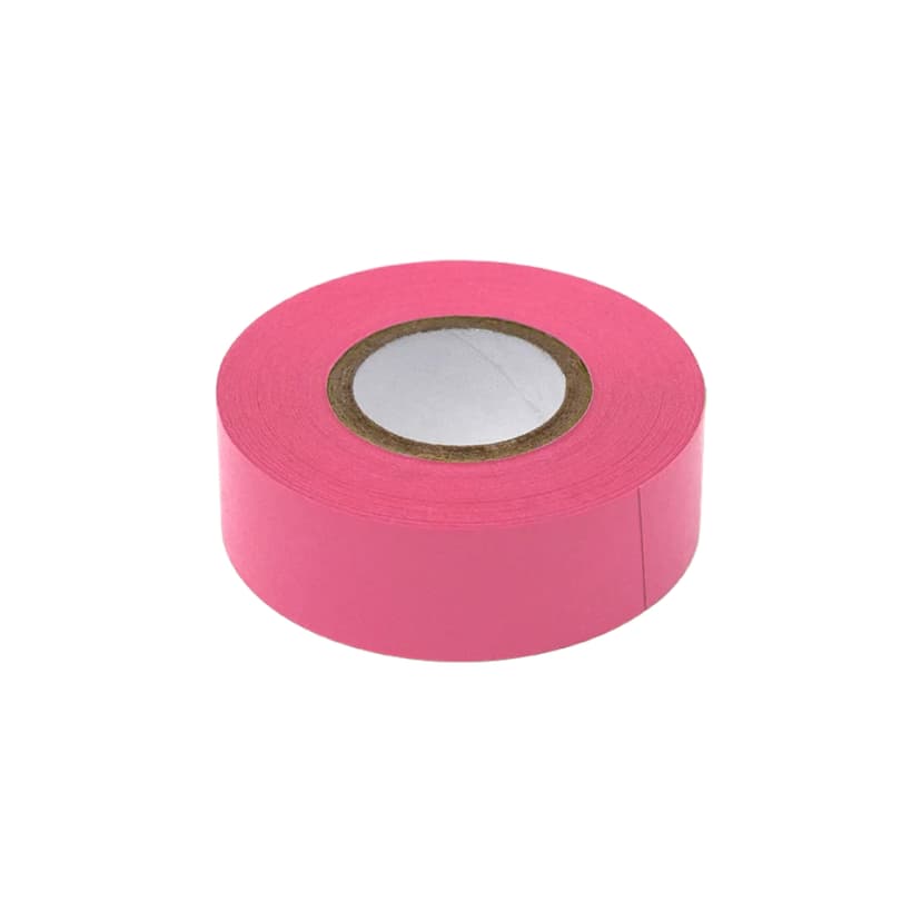 Labeling Tape, 3/4" x 500" per Roll, 4 Rolls/Box, Rose