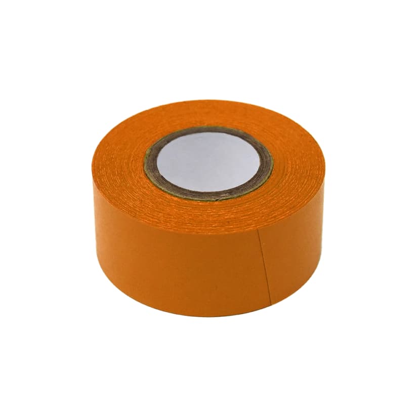 Labeling Tape, 1" x 500" per Roll, 3 Rolls/Box, Orange