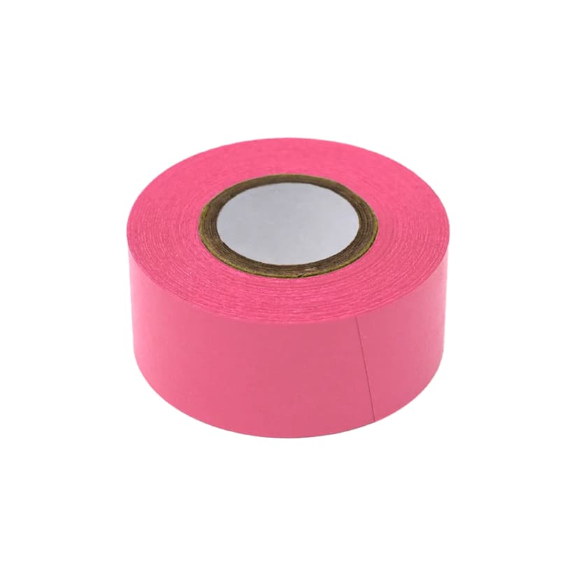 Labeling Tape, 1" x 500" per Roll, 3 Rolls/Box, Rose