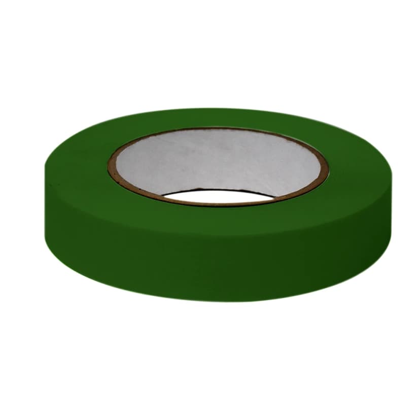 Labeling Tape, 1" x 60yd per Roll, 3 Rolls/Case, Dark Green