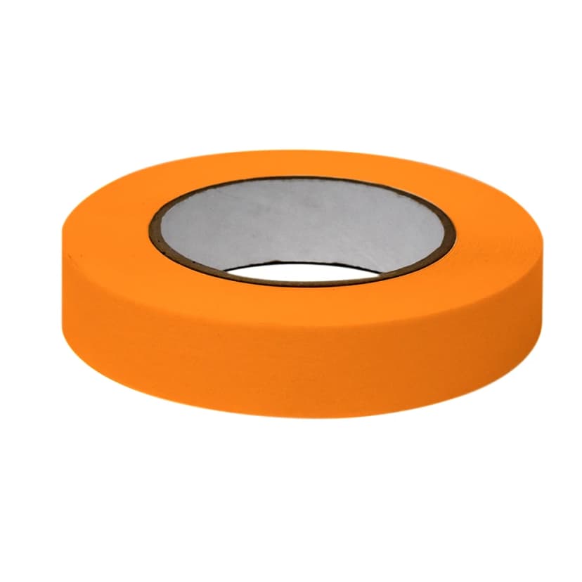 Labeling Tape, 1" x 60yd per Roll, 3 Rolls/Case, Orange