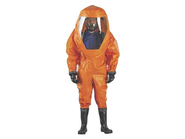 MICROCHEM ALPHATEC 686000 LEVEL A GASTIGHT SUIT ATTACHED BARRIER GLV SIZE S