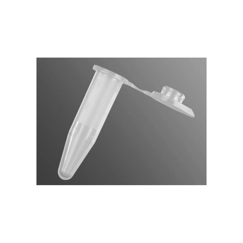 Axygen 0.6mL MaxyClear Snaplock Microcentrifuge Tube, Polypropylene, Red, Non-Sterile, 1000 Tubes/Pack, 10 Packs/Case.