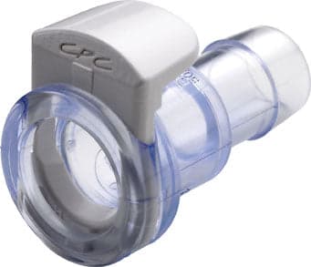 CPC MPC Connector Coupling Body (Female) MPC17006T03 - MPC to 3/8" HB, Non-Valved, Polycarbonate (PC), Class VI, 50/PK