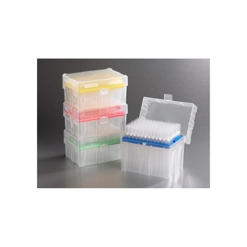 1000µL Axygen MultiRack Extended Pipet Tip, Rack Pack, Clear, Non-Sterile, 768 Tips/Pack, 5 Packs/Case