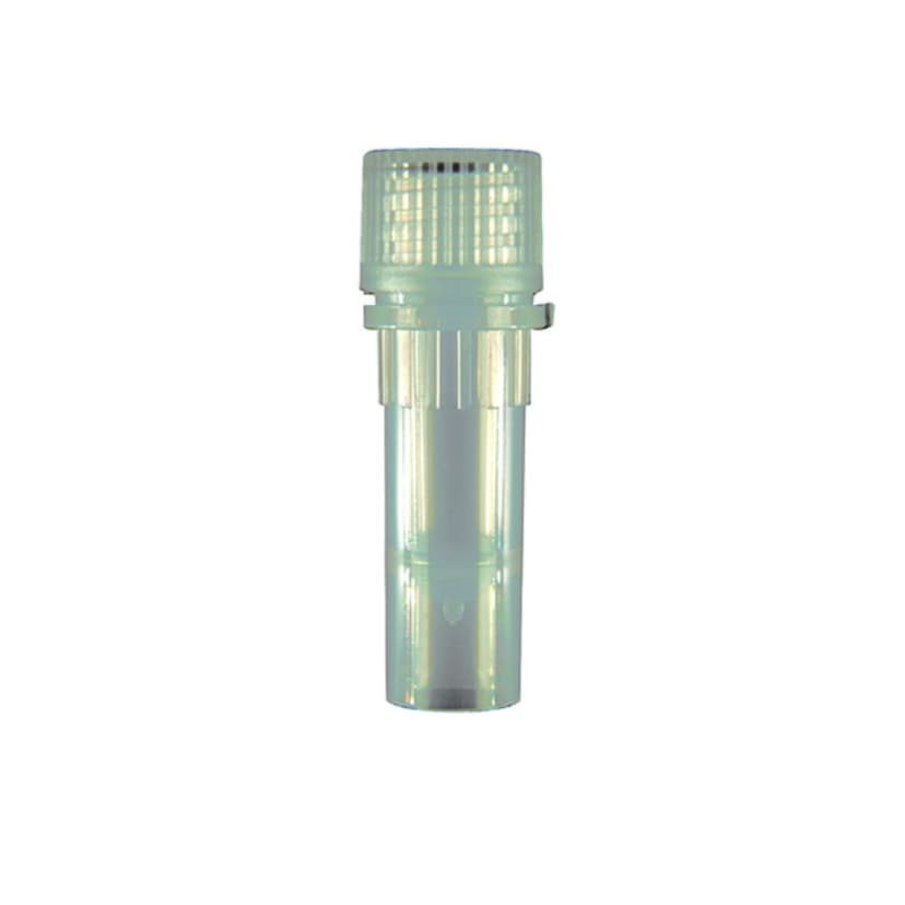 Axygen  0.5mL Conical Bottom Maxymum Recovery Screw Cap Tubes and Clear Caps with O-rings, 500 Tubes and Caps Per Unit, 8 Units/Case.