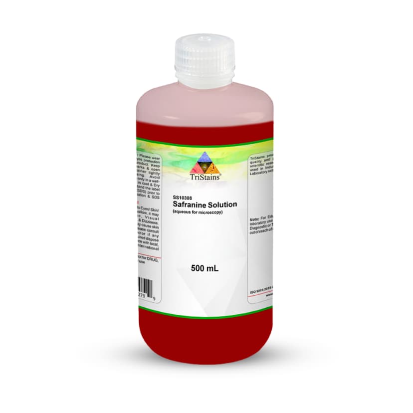 Safranine Solution - 500mL