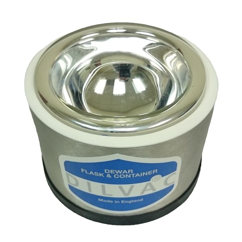 0.57Ltr. WideTop-Shallow Stainless Steel Cased Dewar Flask