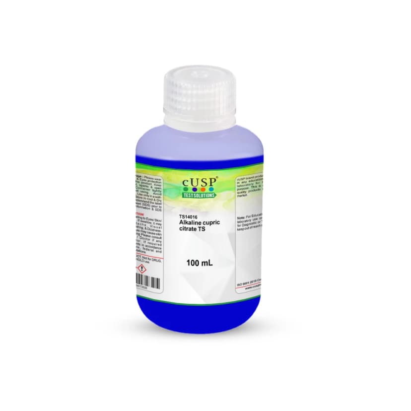 Alkaline Cupric Citrate TS - 100mL