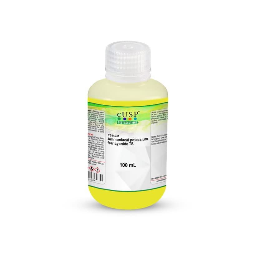 Ammoniacal Potassium Ferricyanide TS - 100mL