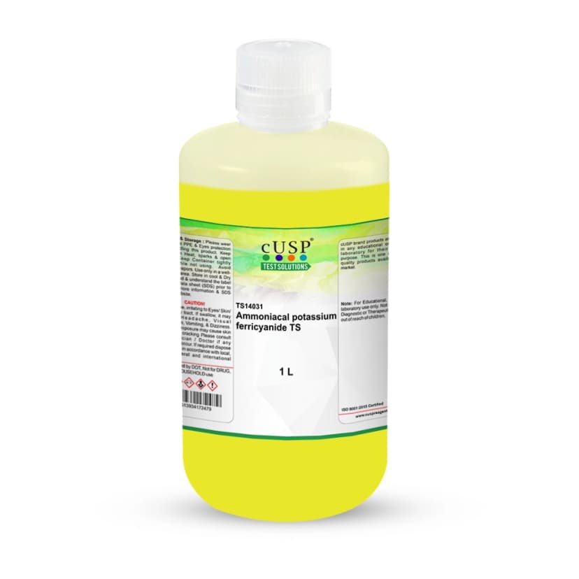Ammoniacal Potassium Ferricyanide TS - 1000mL
