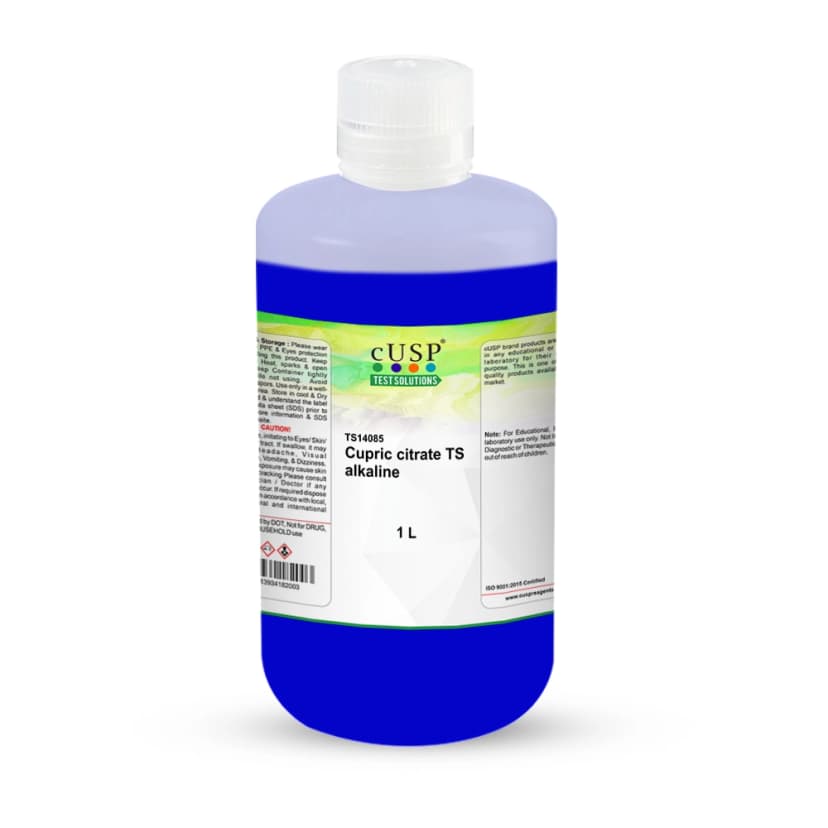 Cupric Citrate TS, Alkaline - 1000mL
