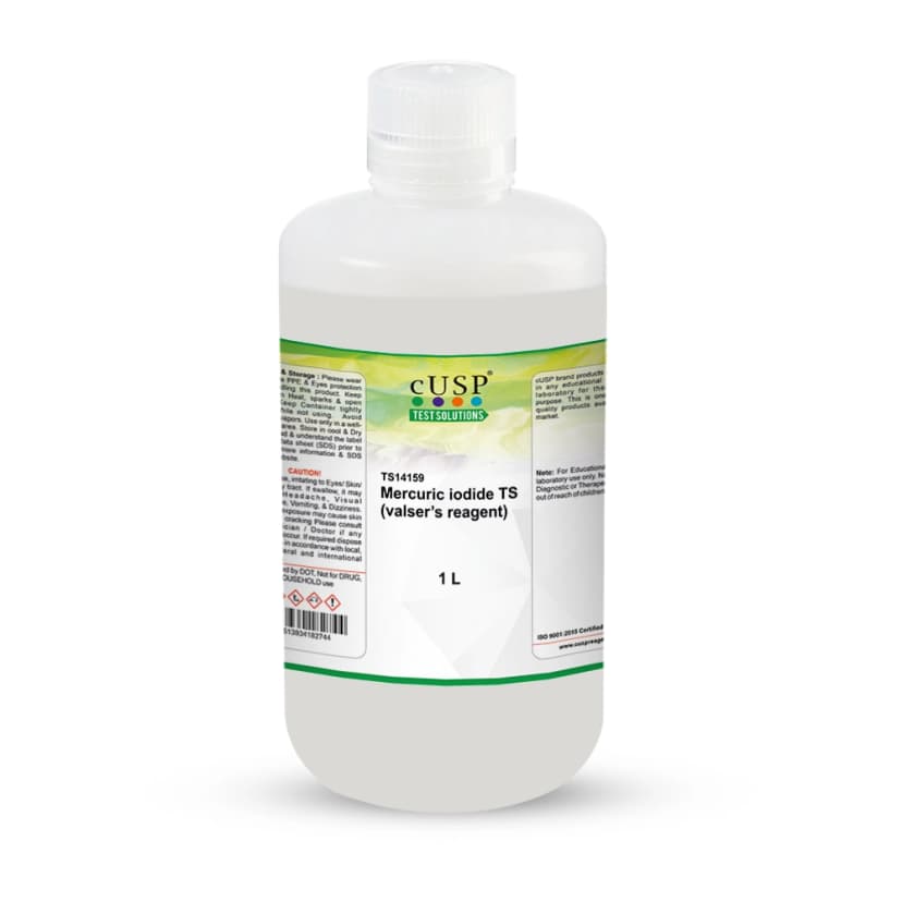 Mercuric Iodide TS (Valser's Reagent) - 1000mL