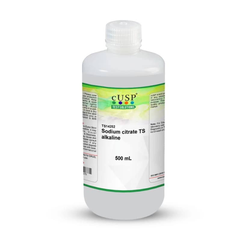 Sodium Citrate TS, Alkaline - 500mL