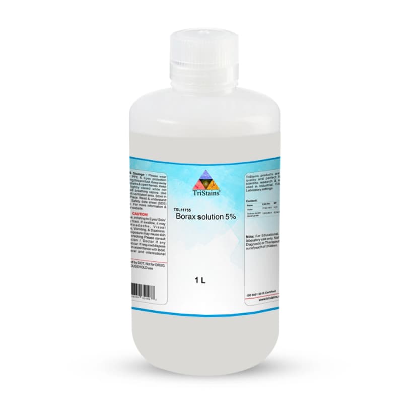 Borax Solution, 5% - 1000ml