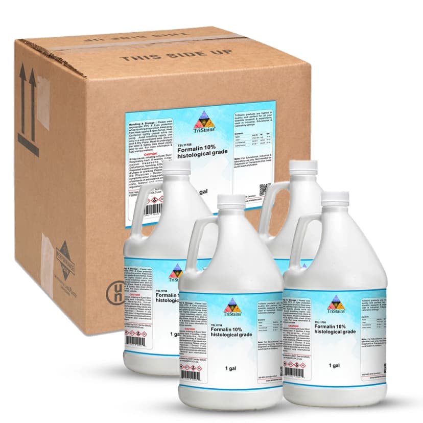 Formalin 10% Histological Grade - 4X1gal