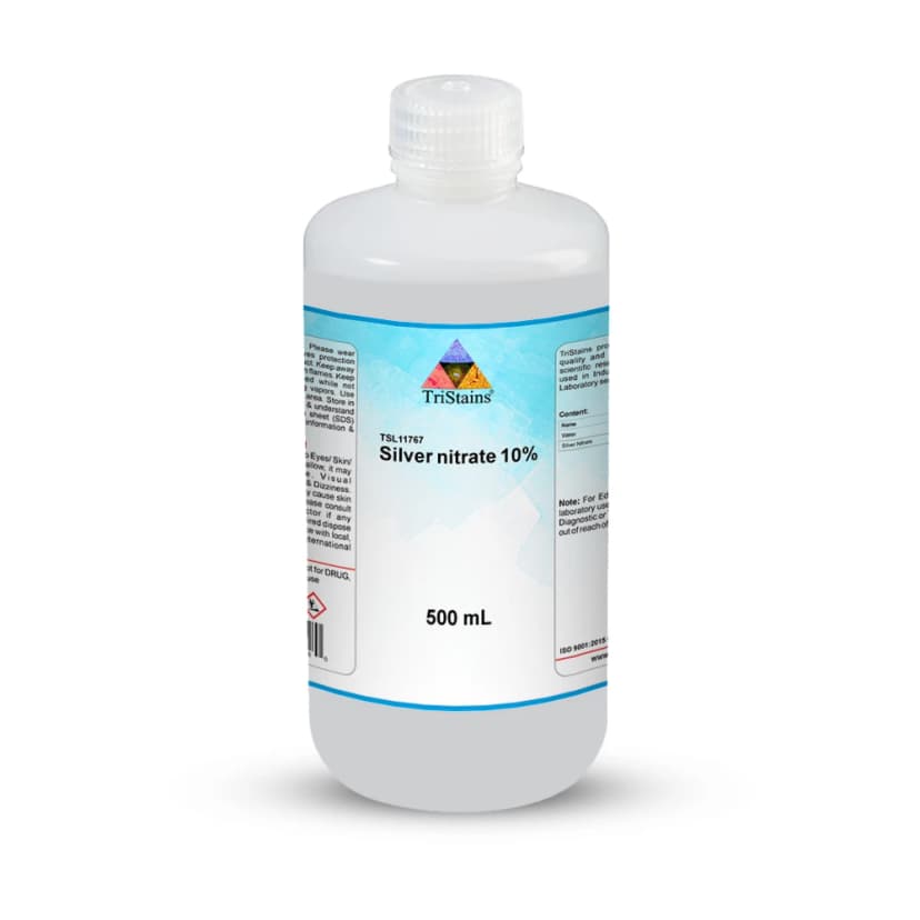 Silver Nitrate, 10% - 500mL