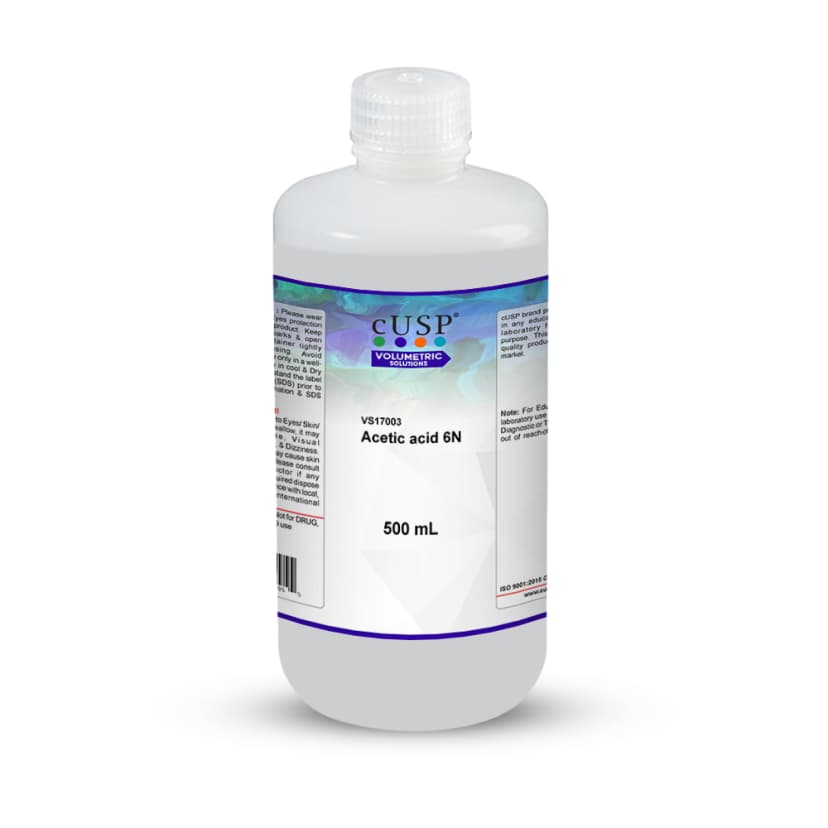 Acetic Acid 6N - 500mL