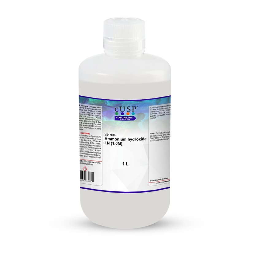 Ammonium Hydroxide 1N (1.0M) - 1L