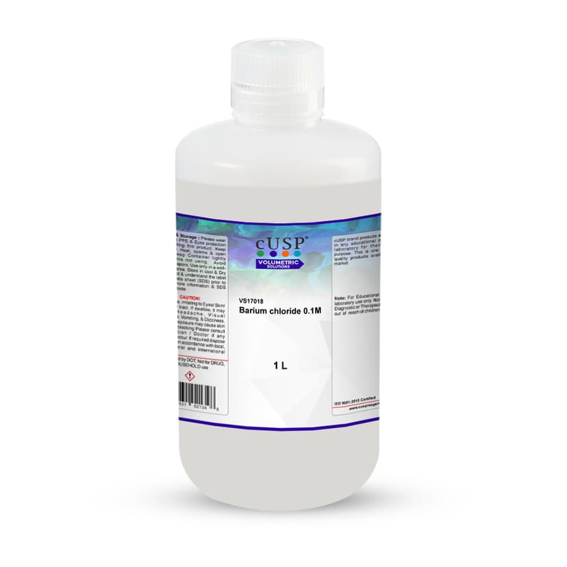 Barium Chloride 0.100M - 1L