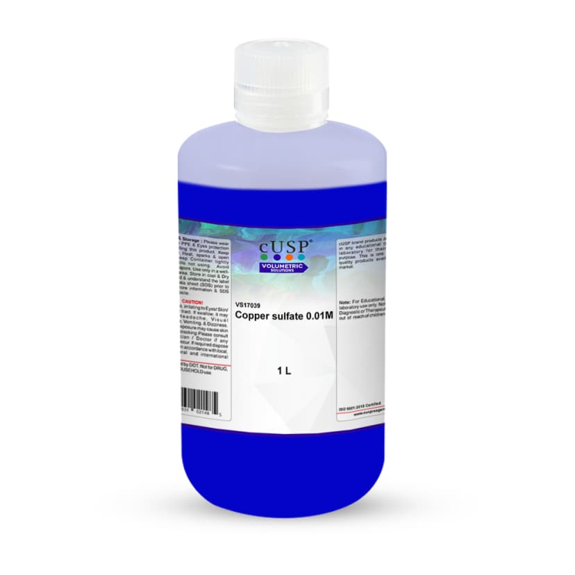 Copper Sulfate 0.010M - 1L