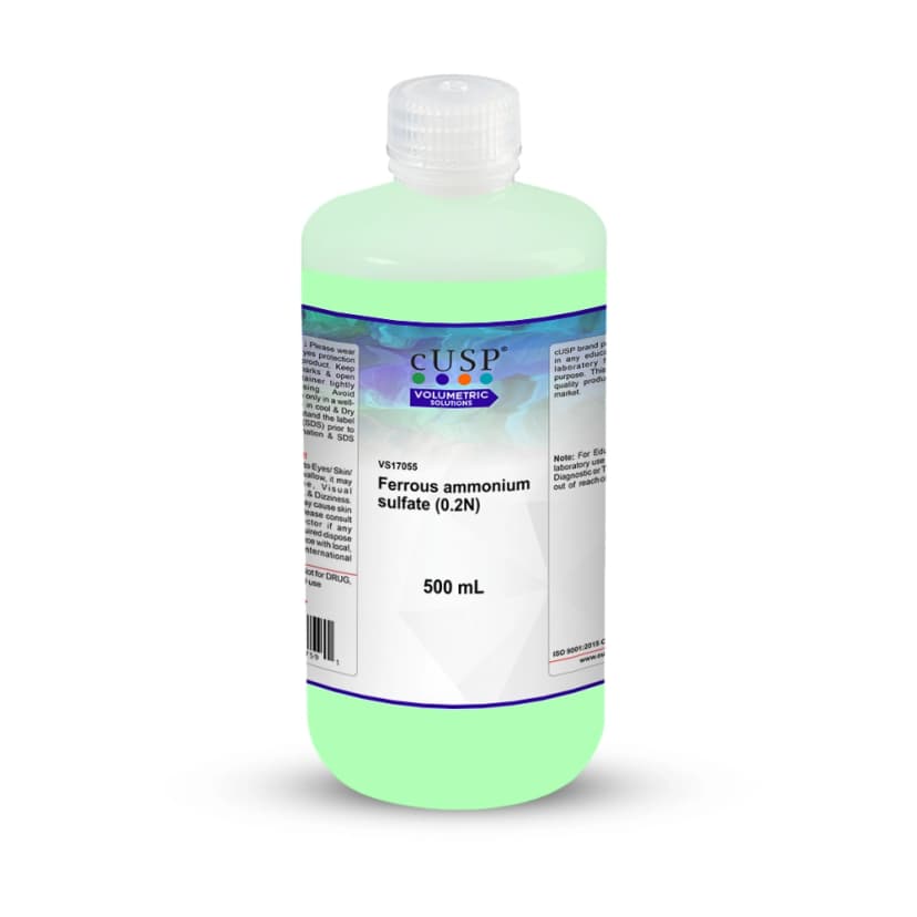 Ferrous Ammonium Sulfate 0.200N - 500mL