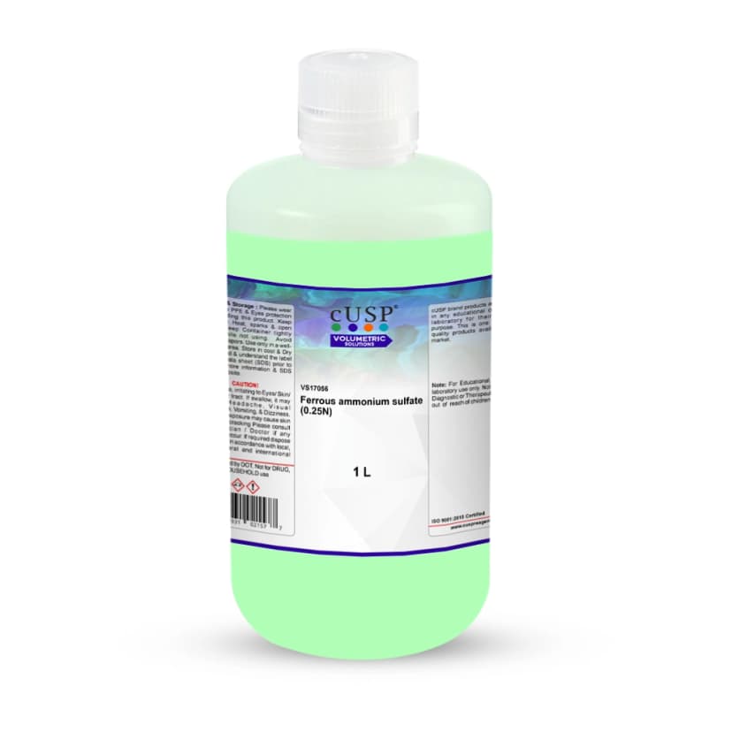 Ferrous Ammonium Sulfate 0.250N - 1L