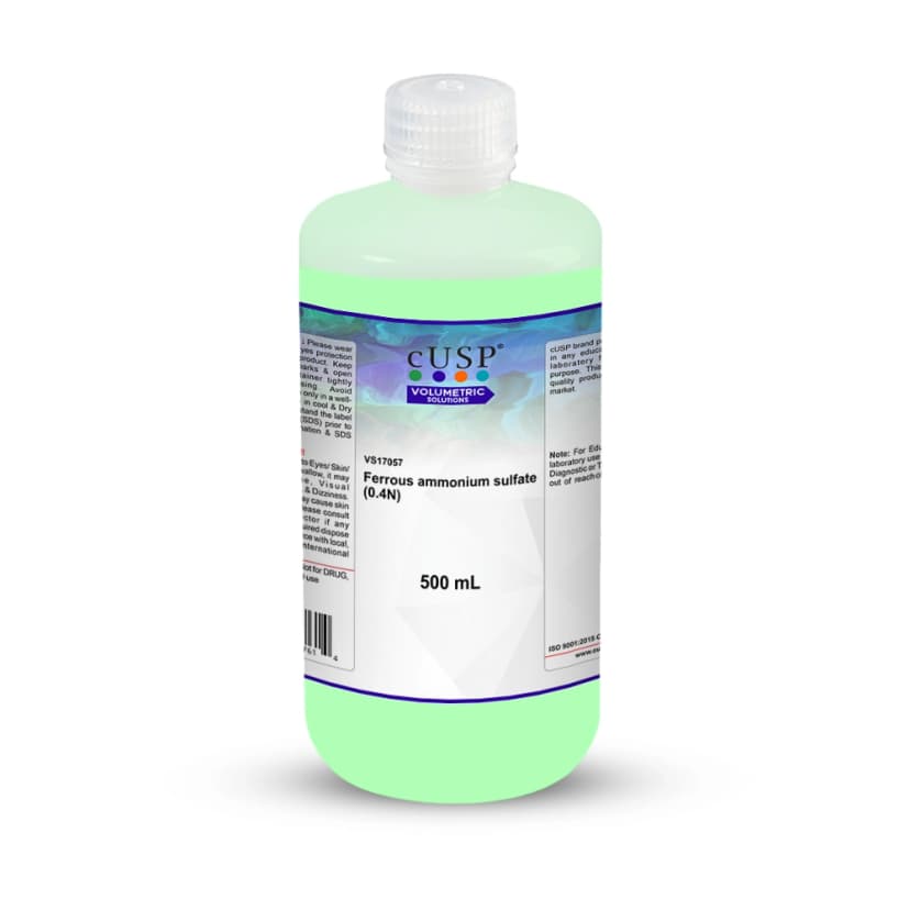Ferrous Ammonium Sulfate 0.400N - 500mL