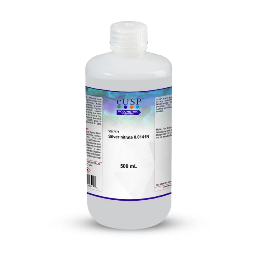 Silver Nitrate 0.0141N - 500mL