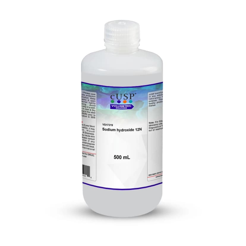 Sodium Hydroxide 12N - 500mL
