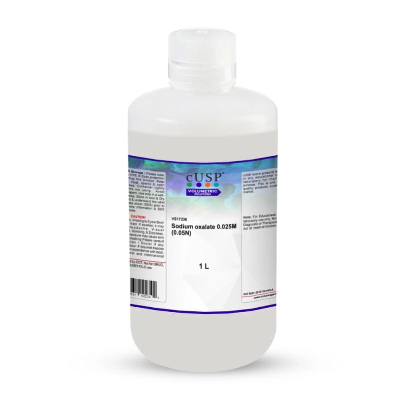 Sodium Oxalate 0.025M (0.05N) - 1L
