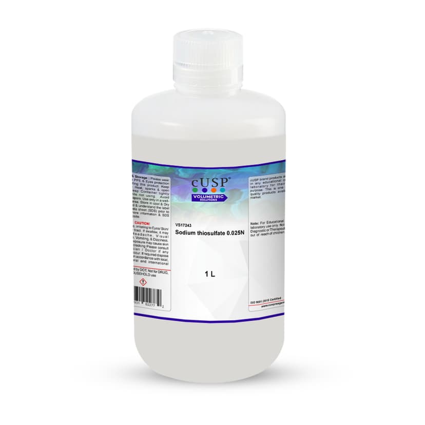 Sodium Thiosulfate 0.025N - 1L