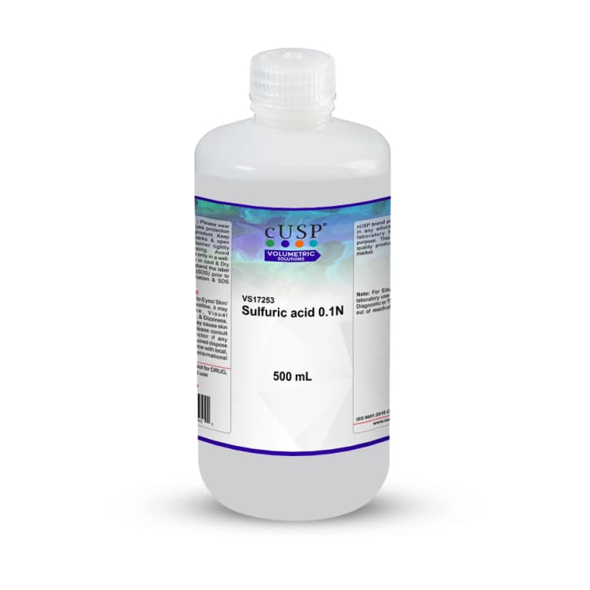 Sulfuric Acid 0.100N - 500mL