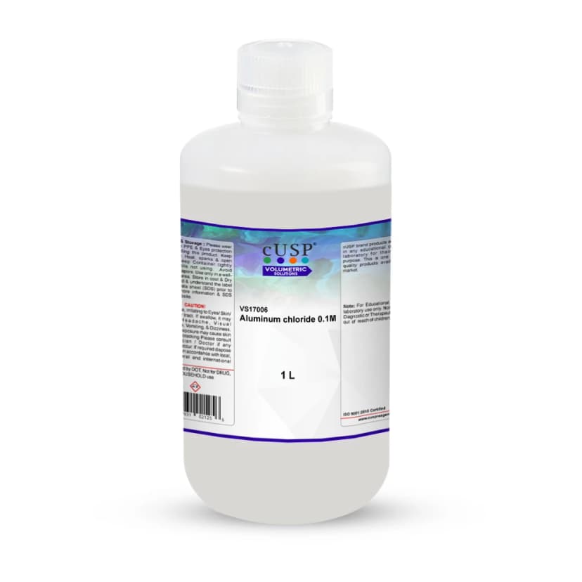 Aluminum Chloride 0.100M - 1L